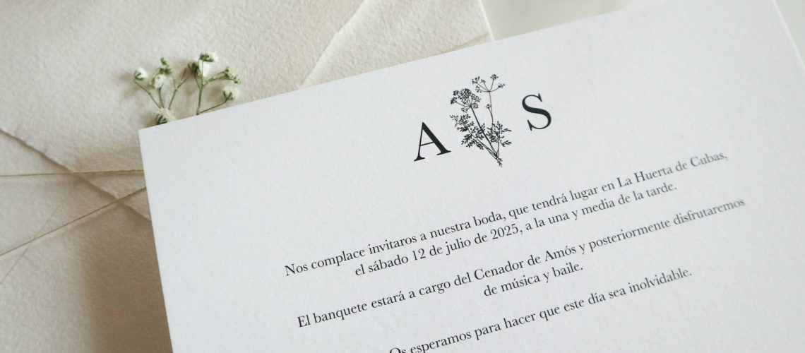 Invitaciones Boda: Andrea & Santi