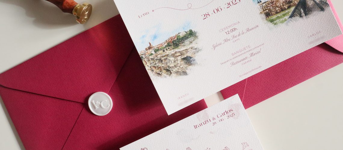 Invitaciones Boda: Iranzu & Carlos