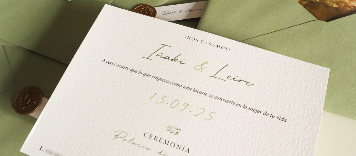 Invitaciones Boda: Iñaki & Leire