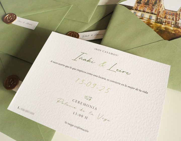 Invitaciones Boda: Iñaki & Leire