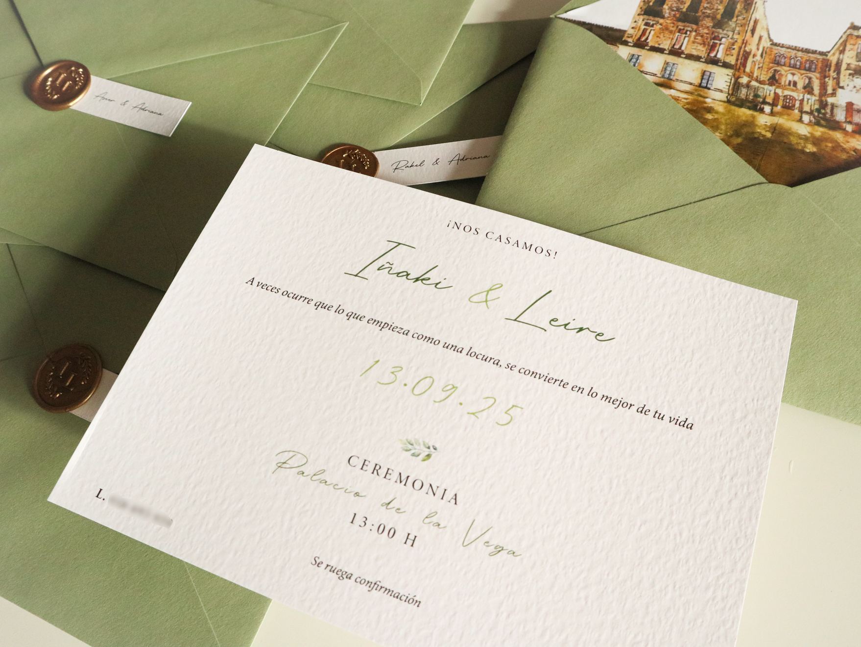 Invitaciones Boda: Iñaki & Leire