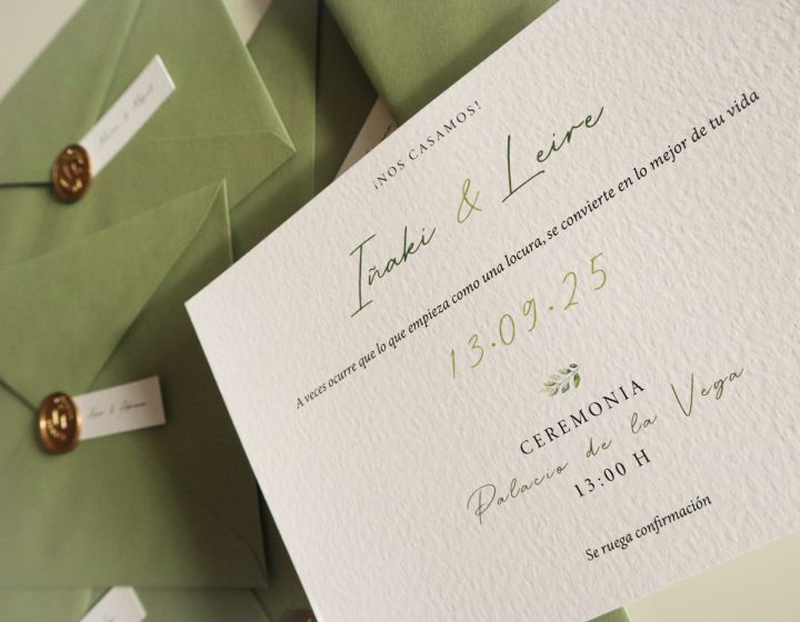 Invitaciones Boda: Iñaki & Leire