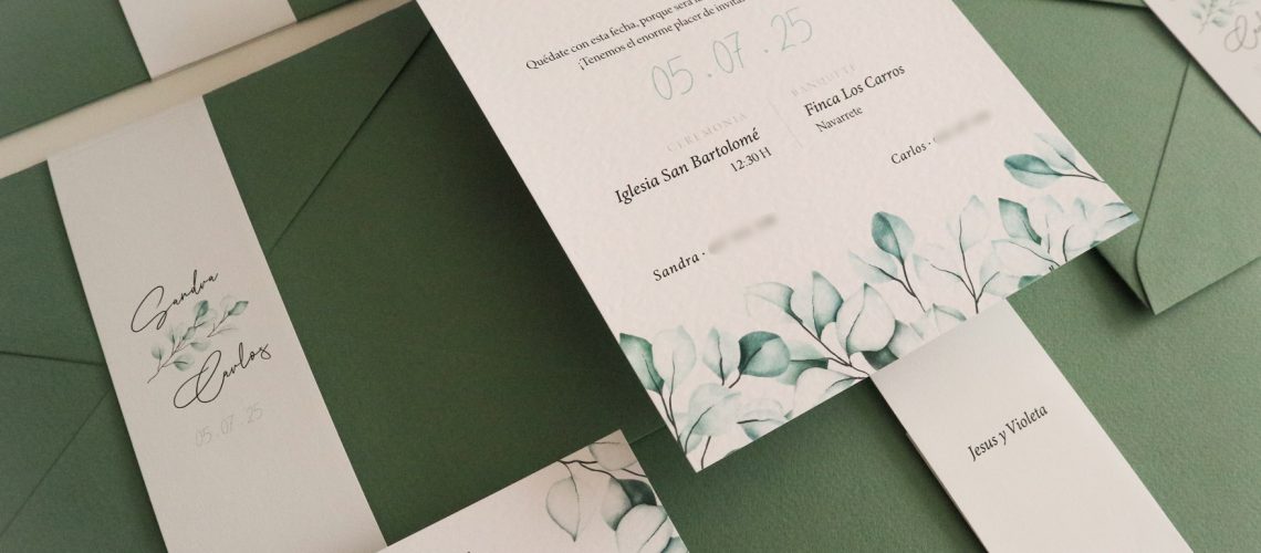 Invitaciones Boda: Sandra & Carlos