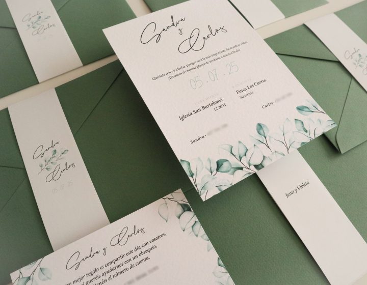 Invitaciones Boda: Sandra & Carlos